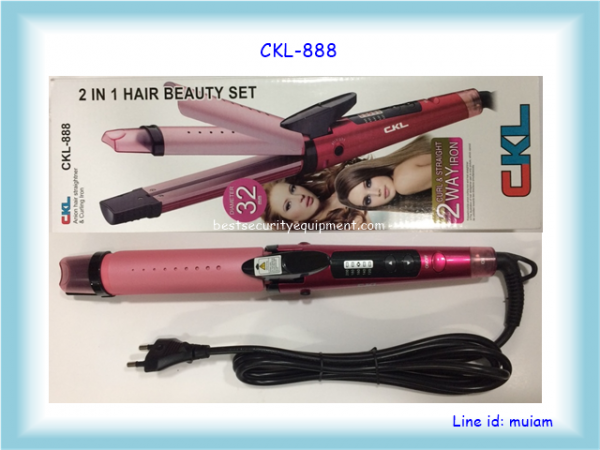 เครื่องหนีบผม ม้วนผม CKL-888