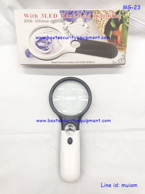 แว่นขยาย 3 led Hand - Held Magnifier 1(1)